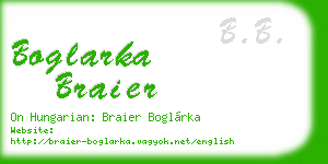 boglarka braier business card